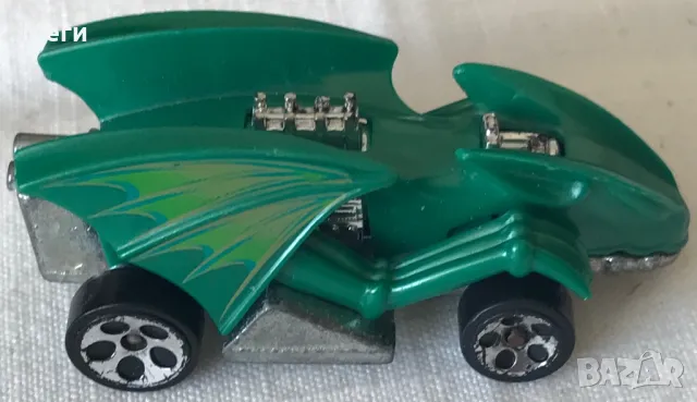 Колекционерска Количка Hot Wheels – Green Dragon Style Car – Мащаб 1:64, снимка 4 - Колекции - 46988329