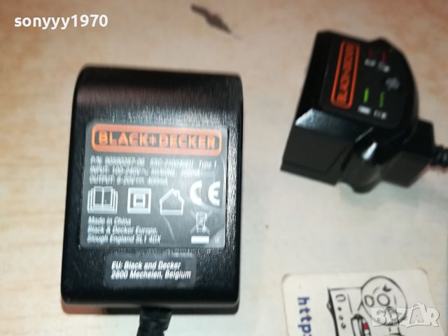 BLACK+DECKER BATTERY CHARGER 8-20V  1104241318, снимка 2 - Винтоверти - 45220359