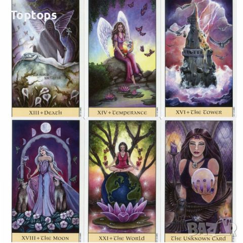 Таро карти: TV Series Tarot & Friends Tarot & Crystal Visions Tarot, снимка 14 - Карти за игра - 34167969