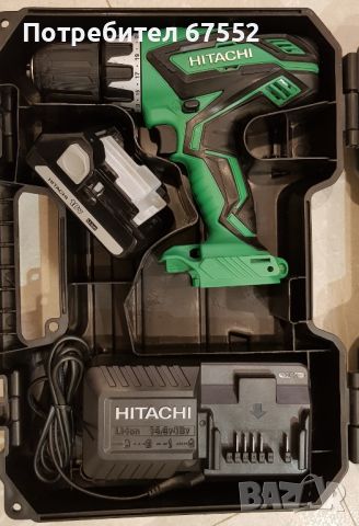 Продавам ударен винтоверт Hitachi DV18DGV