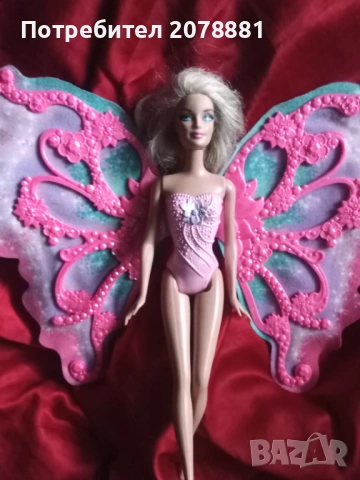 Колекционерска кукла Барби фея, снимка 2 - Кукли - 53366303