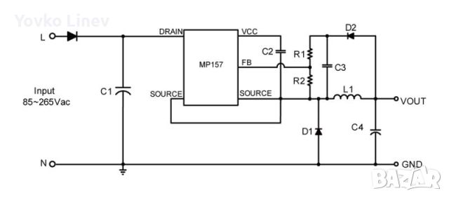 MP157 / MP157GS-Z SMD SOP-8 POWER CHIP - 2 БРОЯ, снимка 2 - Друга електроника - 45181102