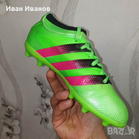 бутонки  ADIDAS ACE 16.3 PRIMEMESH FG  номер 35,5-36, снимка 6 - Футбол - 41146432