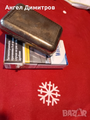 Трети райх страхотна метална табакера кутия , снимка 2 - Антикварни и старинни предмети - 52011112