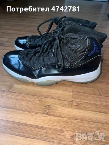 Jordan 11 черни маратонки, снимка 4 - Маратонки - 53538699