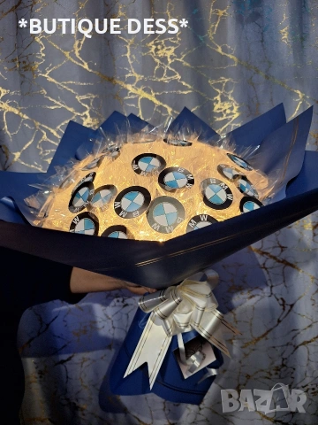 Светещ букет "BMW", снимка 3 - Подаръци за жени - 53189779