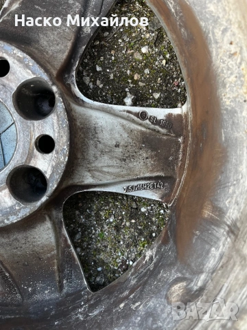 Джанти 16 цола с гуми от  Мерцедес W 211, снимка 5 - Гуми и джанти - 53712528