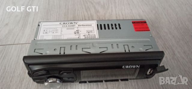 Авто CD player CROWN CCA-624BT, снимка 3 - Аксесоари и консумативи - 46019726