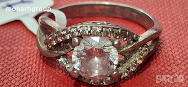 Сребърен пръстен, снимка 7 - Пръстени - 52808423