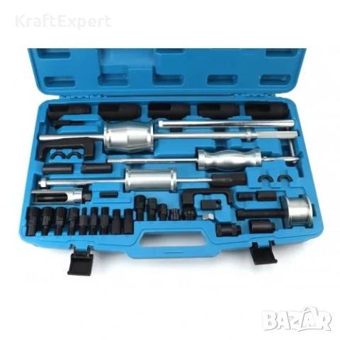 Обратен чук за вадене на дюзи KRAFTWORLD 40 части, снимка 3 - Други инструменти - 50576410