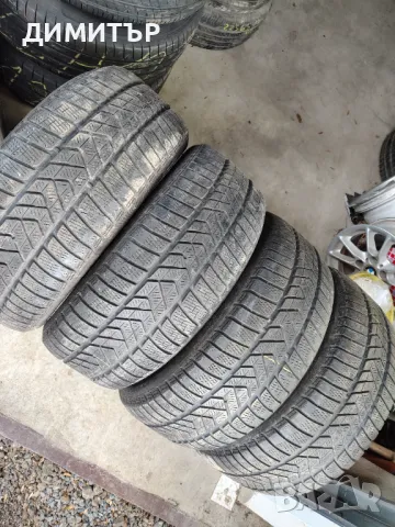 4бр.зимни гуми PIRELLI 245/50/18 100H DOT 2717, снимка 1 - Гуми и джанти - 49289951