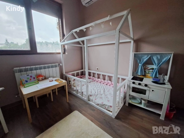 Детско легло Монтесори Къщичка, снимка 5 - Бебешки легла и матраци - 52672017