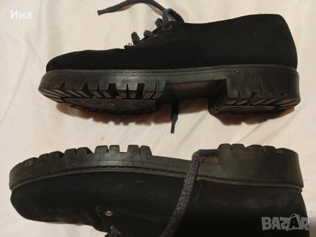 Черни спортни обувки естеств.кожа ном.38, снимка 4 - Спортна екипировка - 53034932
