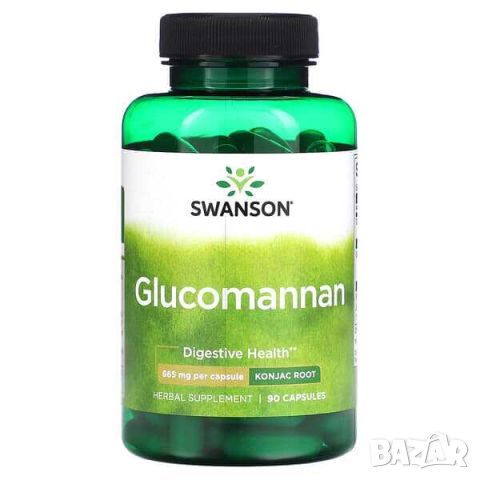 Swanson Глюкоманан, 665 mg, 90 капсули, снимка 1 - Хранителни добавки - 46068926