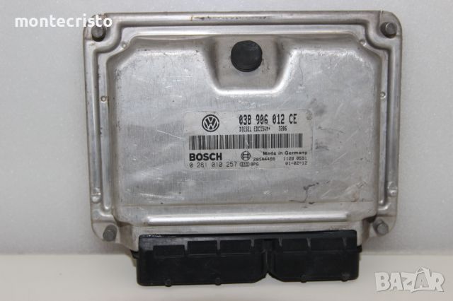 Моторен компютър ECU Skoda Fabia I / 038 906 012 CE / 038906012CE / 0 281 010 257 / 0281010257, снимка 1 - Части - 46344003