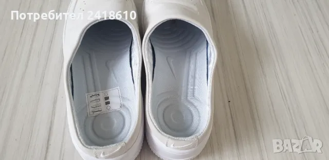Nike Air Force White UK 7 US 9.5 Size 41 /26.5см НОВО! ОРИГИНАЛ! Дамски Чехли- ест кожа., снимка 13 - Чехли - 50047949