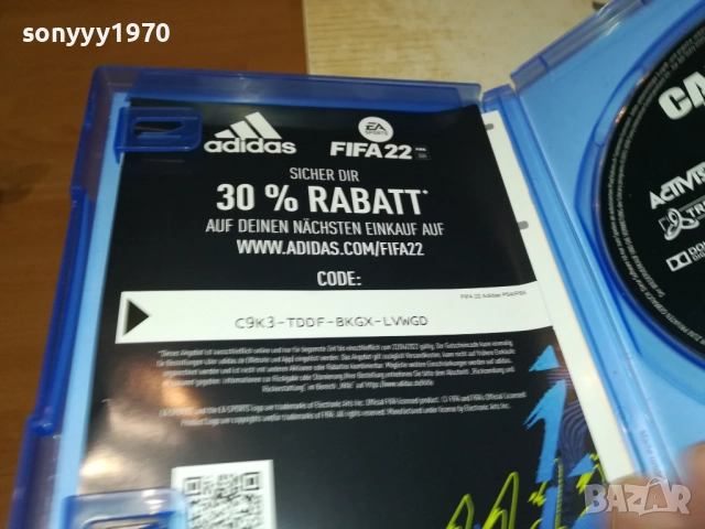 CALL OF DUTY-SONY PS4 GAME FIFA 22-ОБЛОЖКА CALL OF DUTY-ИГРА 0610251353, снимка 11 - Игри за PlayStation - 51961389