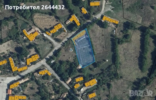 Имот в с. Мостич до гр. В. Преслав - 1500 кв.м. регулация/ток/вода/УПИ