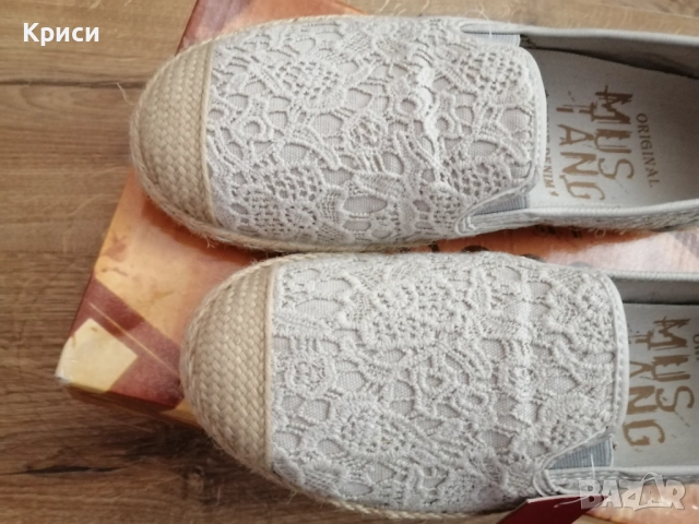 Еспадрили  Mustang , снимка 2 - Дамски елегантни обувки - 52635424