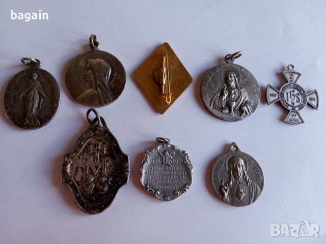Колекция от католически медали., снимка 8 - Антикварни и старинни предмети - 45941781