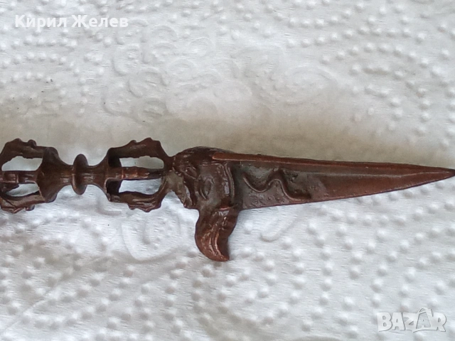 Бронзова кама от Камбоджа 54240, снимка 8 - Колекции - 53752705