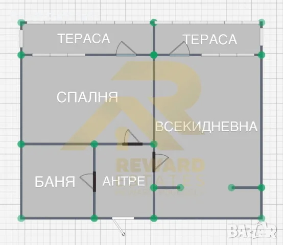 Двустаен апартамент за продажба , снимка 15 - Aпартаменти - 46979408