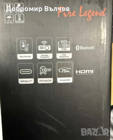 Проектор / Прожектор AOPEN QF12, снимка 3 - Плейъри, домашно кино, прожектори - 52725834