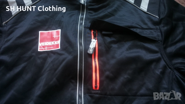 Bekken & Strom VEIDEKKE Fleece Jacket Svart Work размер L работна горница W4-482, снимка 4 - Суичъри - 52025587