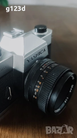 Yashica tl-electro с обектив Yashinon 50 мм 1.9, снимка 5 - Фотоапарати - 50778470