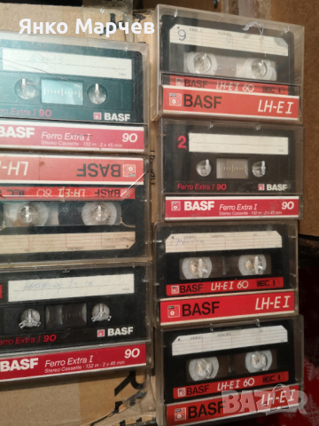 Аудио касети (аудиокасети) BASF fero extra и LH-EI60 - 10 броя. , снимка 2 - Аудио касети - 45011590