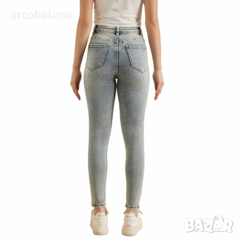 Ликвидация! Дамски дънки с висока талия, снимка 5 - Дънки - 53032032