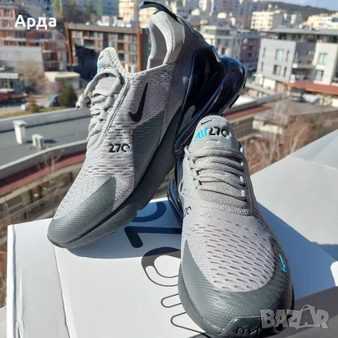 Nike Air Max 270 Wolf Grey Blue, снимка 7 - Маратонки - 48956503