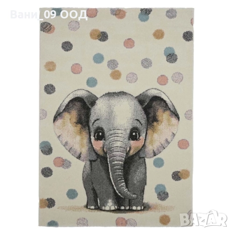 120х170см! Детски килим "Слонче"