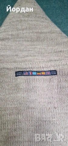 Мъжки пуловер – SANTA MONICA POLO CLUB. размер - M, снимка 8 - Пуловери - 53298244