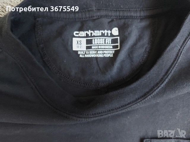 Дамска тениска Carhartt TENCEL™ Fiber Series - размер XS, снимка 4 - Тениски - 49974644