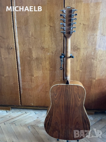Продавам 12 струнна оригинална акустична китара Höfner, снимка 5 - Китари - 53562171