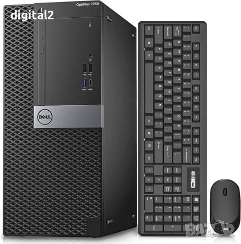 Dell OptiPlex 7050 SF, Intel i7-7700, 8GB, 256SSD, + 1TB HDD, 24м Гаранция, снимка 3 - Работни компютри - 46680634