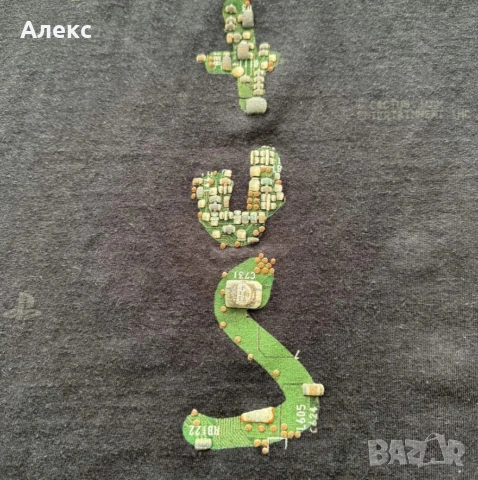 Travis Scott x Playstation Puffprint Motherboard tee , снимка 3 - Тениски - 53952797