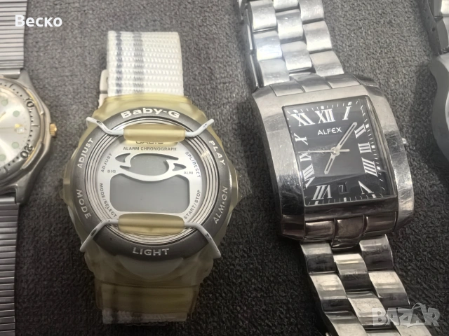 VINTAGE Часовници Alfex Bulova Baby G, снимка 3 - Мъжки - 53806248