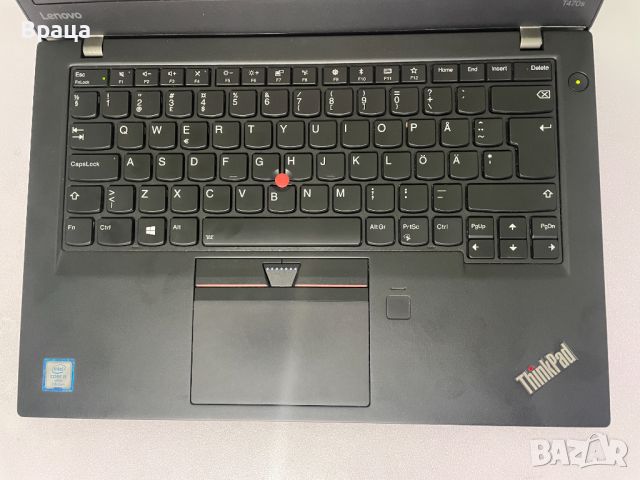 Лаптоп Lenovo T470s в гаранция, снимка 4 - Лаптопи за дома - 46641605