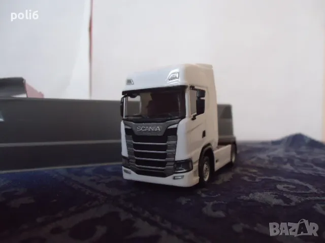 влекач SCANIA и ремарке HERPA, снимка 2 - Колекции - 48441771