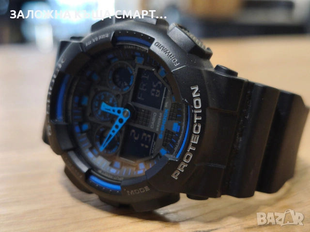 часовник casio G-Shock ga-100, снимка 5 - Мъжки - 53557602