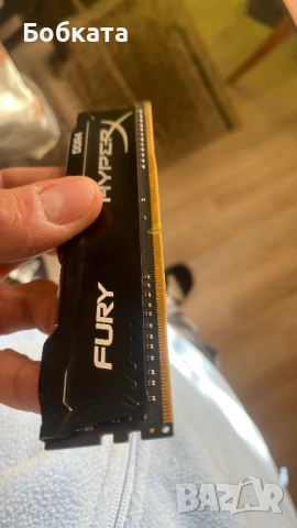 kingston hyperx fury 4gb ddr4 2400 udimm desktop gaming ram, снимка 4 - RAM памет - 53642128