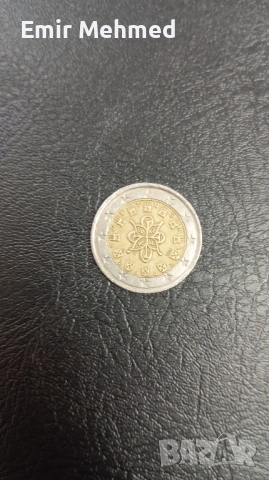 Portuguese 2 euro 2002 with print error, снимка 2 - Нумизматика и бонистика - 53887644