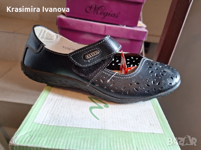нови обувки Мегияс естествена кожа , снимка 2 - Дамски ежедневни обувки - 54209148