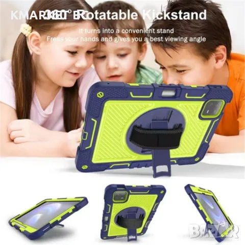 Xiaomi Pad 6 / Pad 6 Pro Kickstand Удароустойчив Калъф и Протектор, снимка 7 - Калъфи, кейсове - 48702485