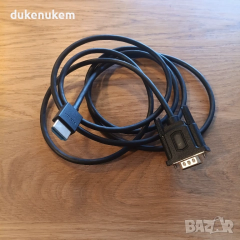 HDMI към VGA кабел  – 1080p Full HD, 1.8 м, снимка 7 - Кабели и адаптери - 53257978