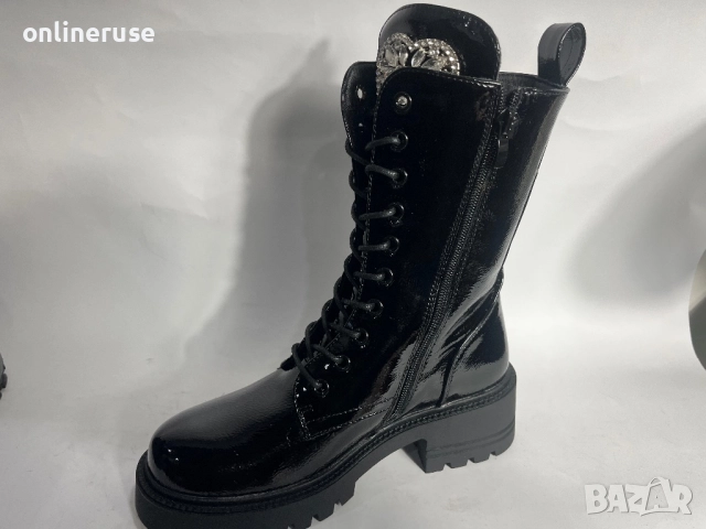 Дамски боти лак, снимка 3 - Дамски боти - 52452083