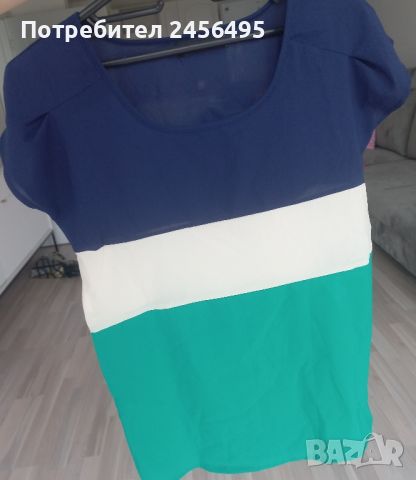 Ефирна блузка в 3 цвята. Нова., снимка 1 - Тениски - 45351741