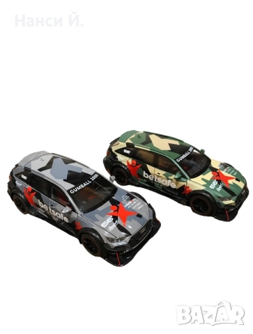 Метална кола със звук и светлини Audi Rs6, снимка 2 - Коли, камиони, мотори, писти - 51971571